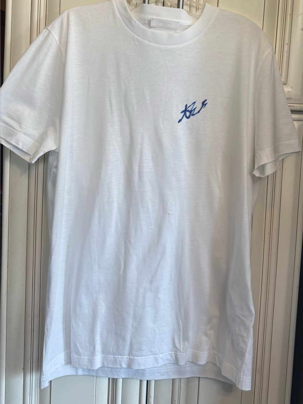 Prada Milano  signed by Anthony Edwards nba  Mn Timberwolves Adult T-Shirt L